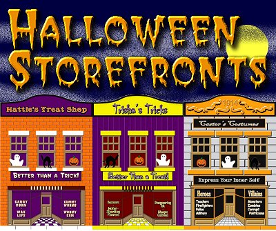 Building Halloween-Themed, Tinplate-Inspired Storefronts