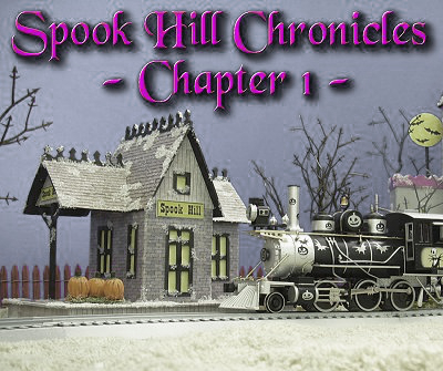 The Spook Hill Station was designed by Howard Lamey.  Please check the bottom of this page for free instructions and patterns to help you build this structure 